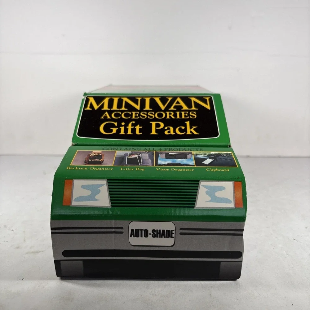 1994 Auto-Shade Minivan Accessories Gift Pack Car Shaped‎ Gift Box